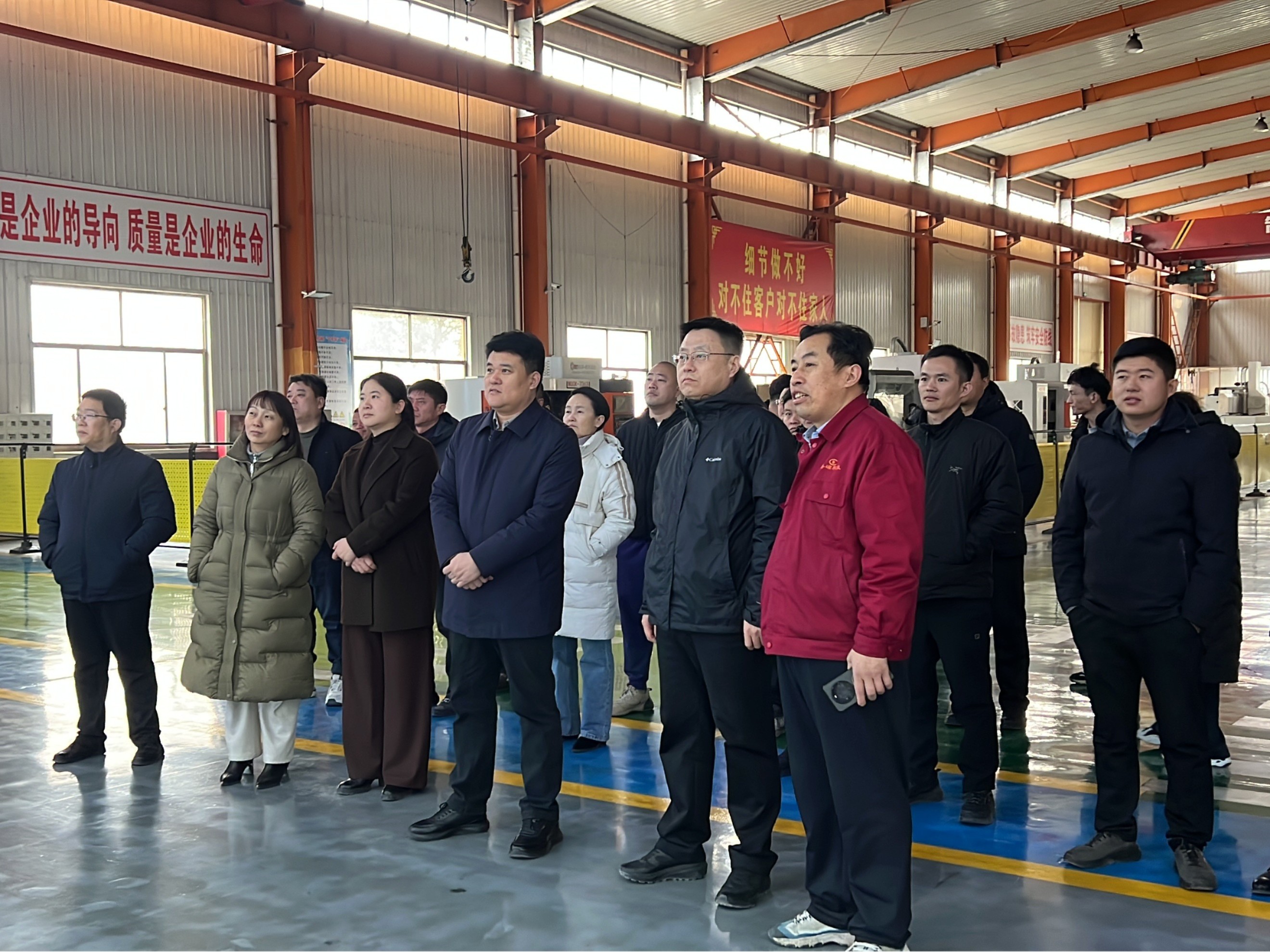领导参观临磨